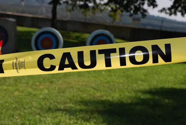 caution, sign, safety, warning, risk, security, precaution, careful, tape, caution, caution, caution, caution, caution, warning, warning, warning, warning, risk, risk. Account security risks: warning signs and safer responses