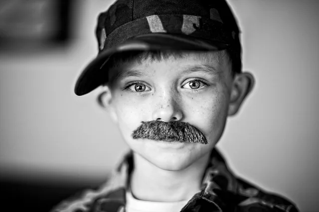 boy, fake mustache, portrait, child, kid, black and white, boy, boy, boy, fake mustache, portrait, portrait, portrait, portrait, portrait, child, kid. Where could each of these six impersonation cases have been stopped?