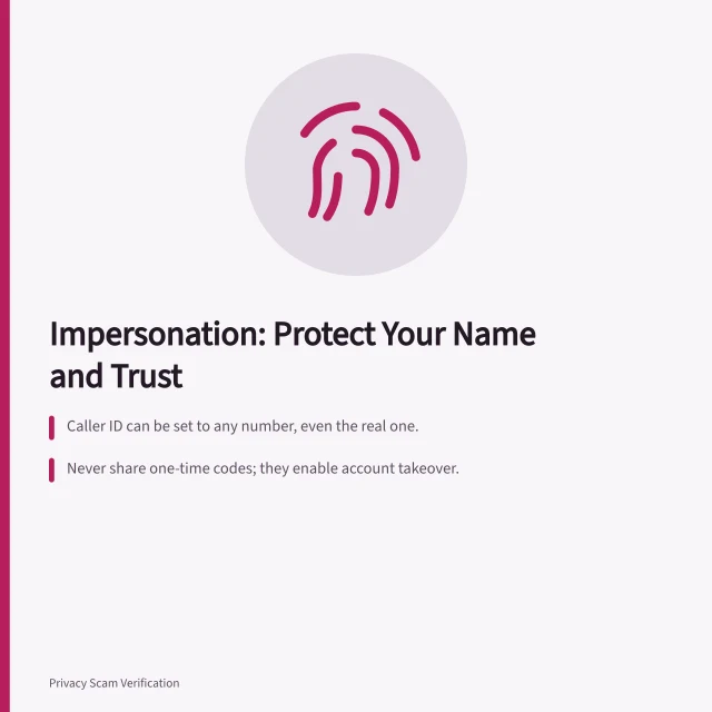 Padlock and phishing alert symbolizing impersonation protection and verification. Impersonation runs both ways: protecting your name and your trust in others